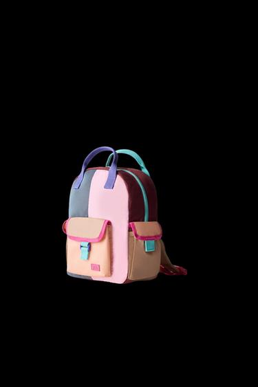 MOCHILA MULTICOLOR - Rosa de Zara - Imagen 0