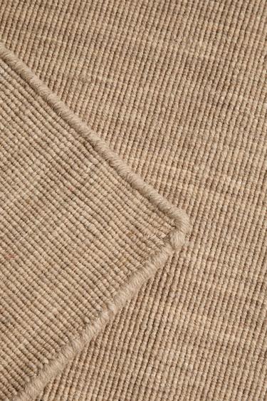 ALFOMBRA ALGODÓN LANA NUDOS - Beige de Zara