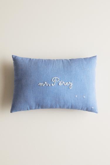 KIDS' TOOTH FAIRY CUSHION - Blue by Zara