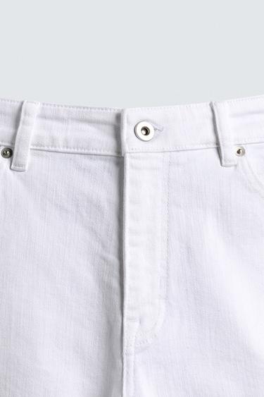 JEAN SKINNY FIT DÉCHIRÉ - Blanc de Zara - Image 8