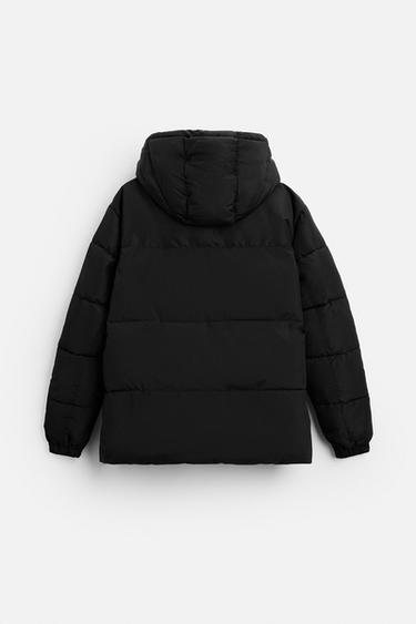 VESTE REMBOURRÉE À CAPUCHE - Noir de Zara - Image 6