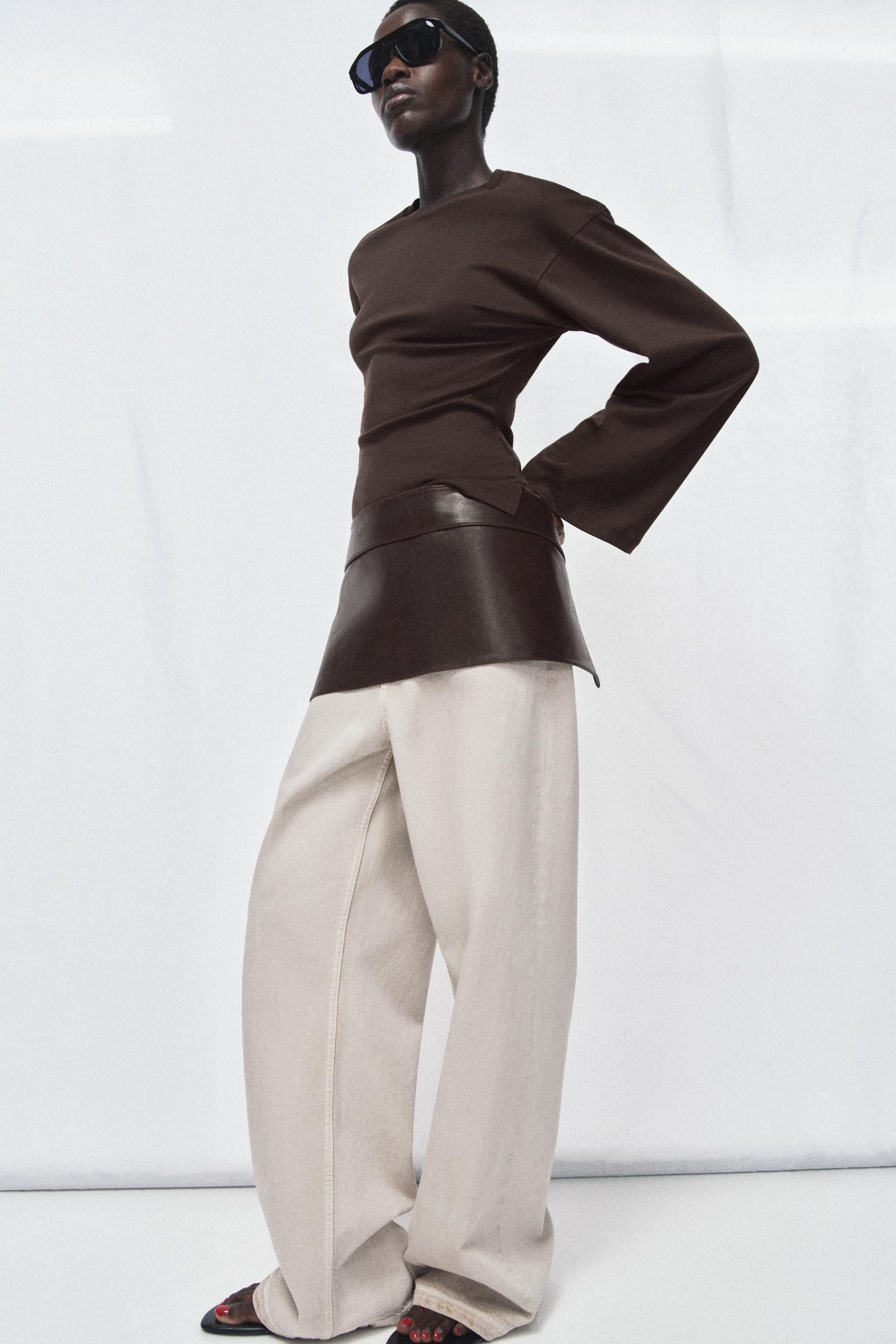 100% LEATHER SKIRT BELT