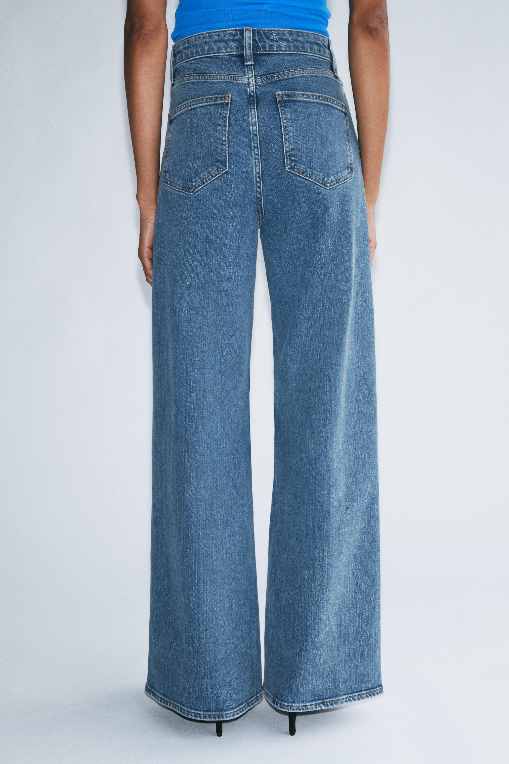 ZW COLLECTION HIGH WAIST WIDE LEG JEANS