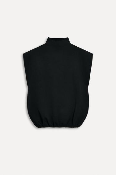 MOCK NECK TOP 50TH ANNIVERSARY - Black by Zara - Image 1