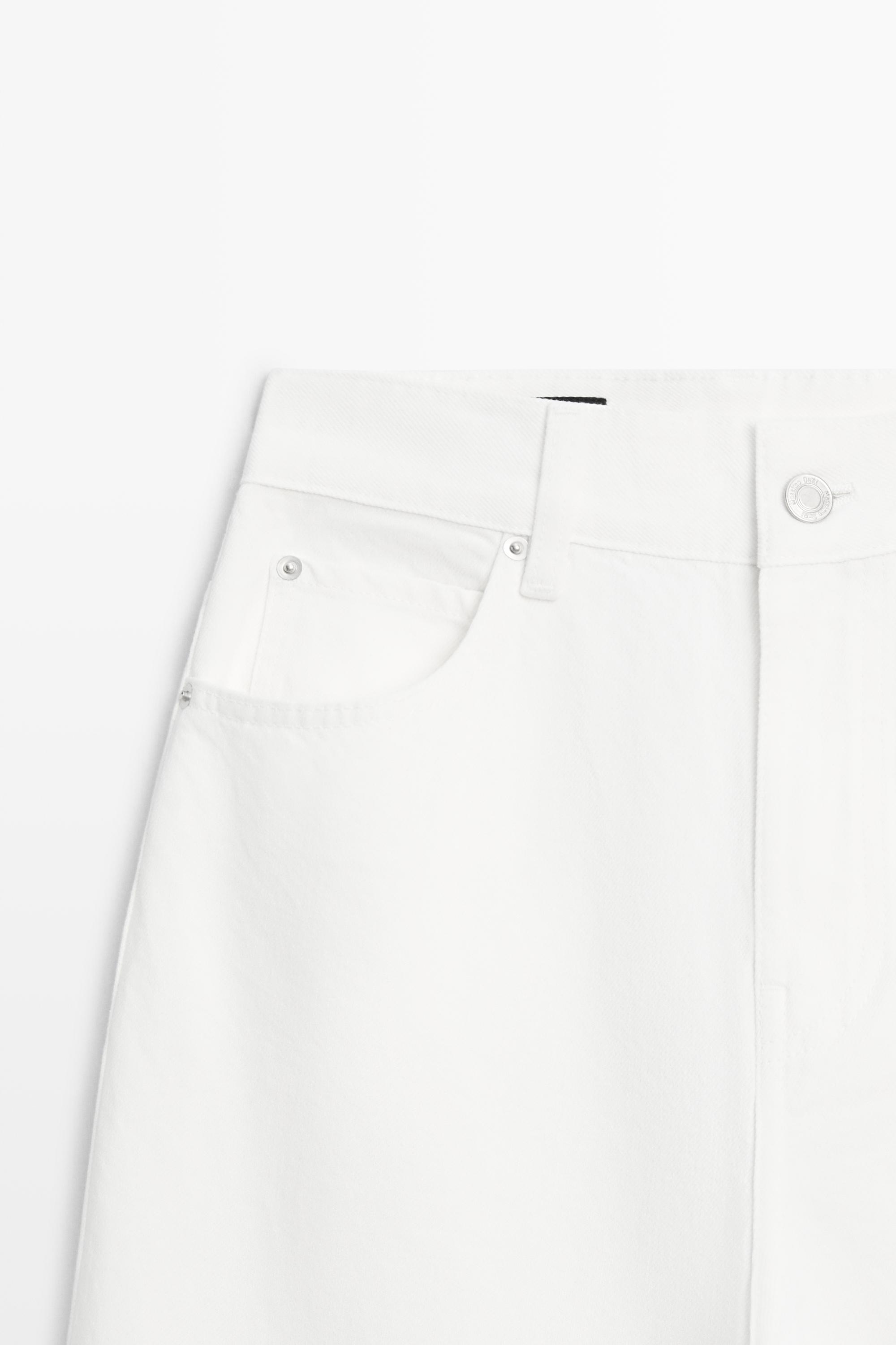 Jean wide leg taille haute