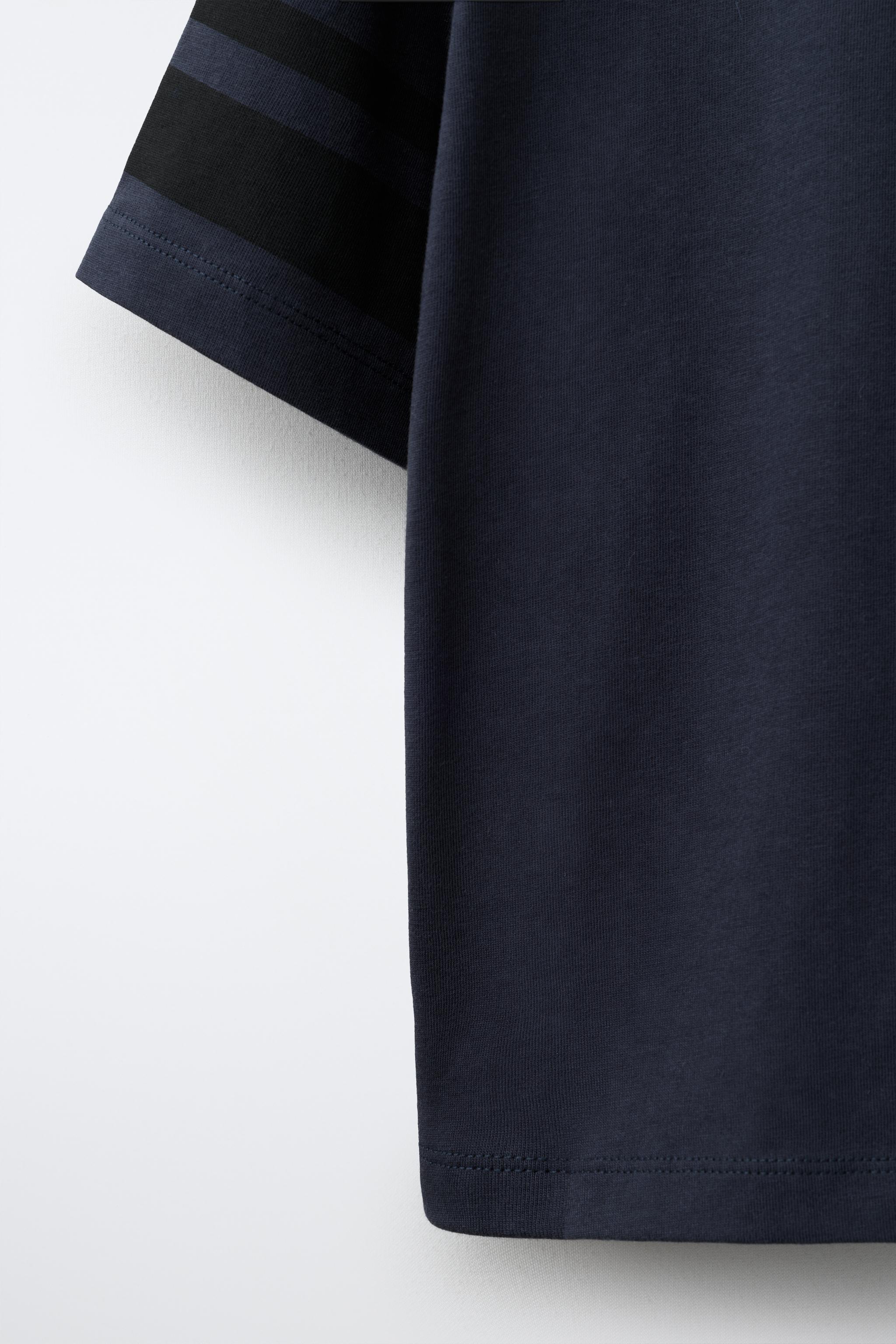 Детские футболки Zara NUMBER PATCH T-SHIRT — фото 4