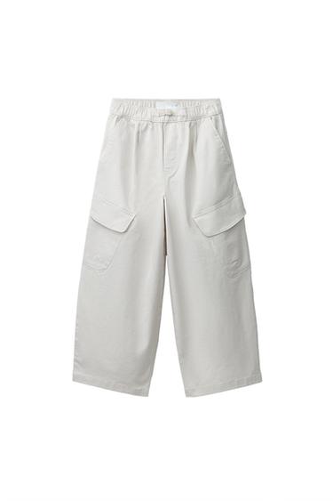 PANTALÓN CARGO - Crudo medio de Zara