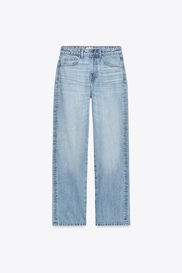 JEANS Z.03 REGULAR FIT HIGH-WAIST LONG LENGTH - Mid-blue by Zara - Image 0