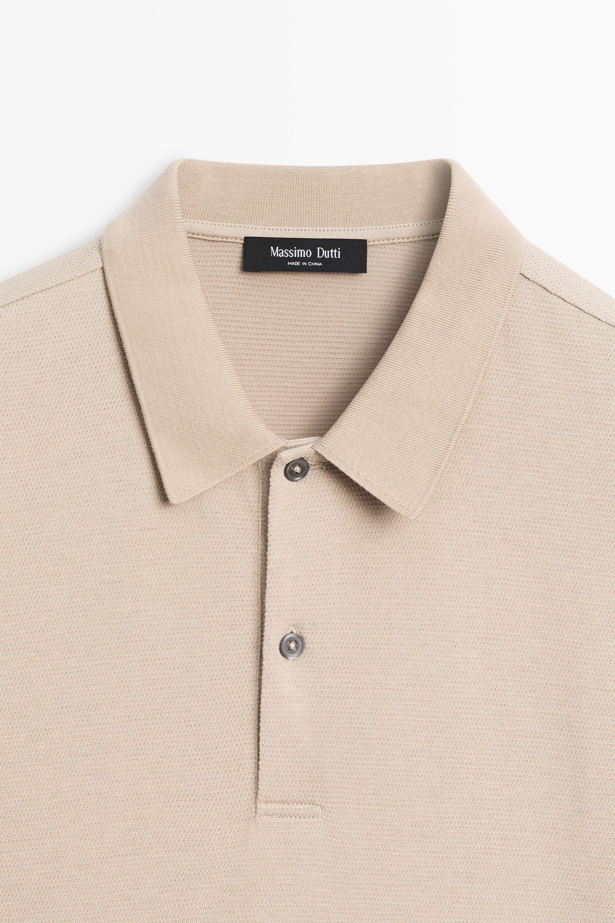 100% cotton structured polo shirt