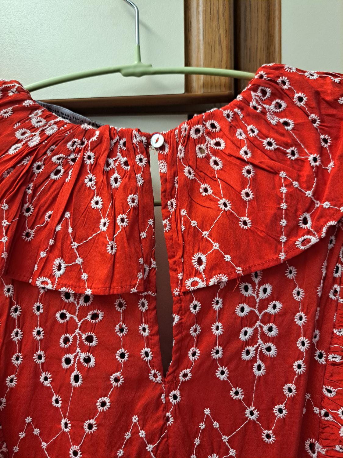 DRESS WITH CUTWORK EMBROIDERY - Image 2