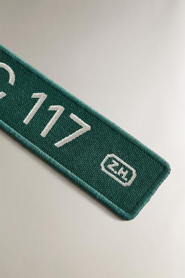 PORTE-CLÉS TOILE BAC 117 RUE DU BAC - Vert de Zara - Image 3