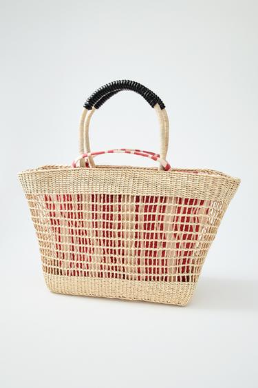 CAPAZO DOBLE TRENZADO - Beige claro de Zara