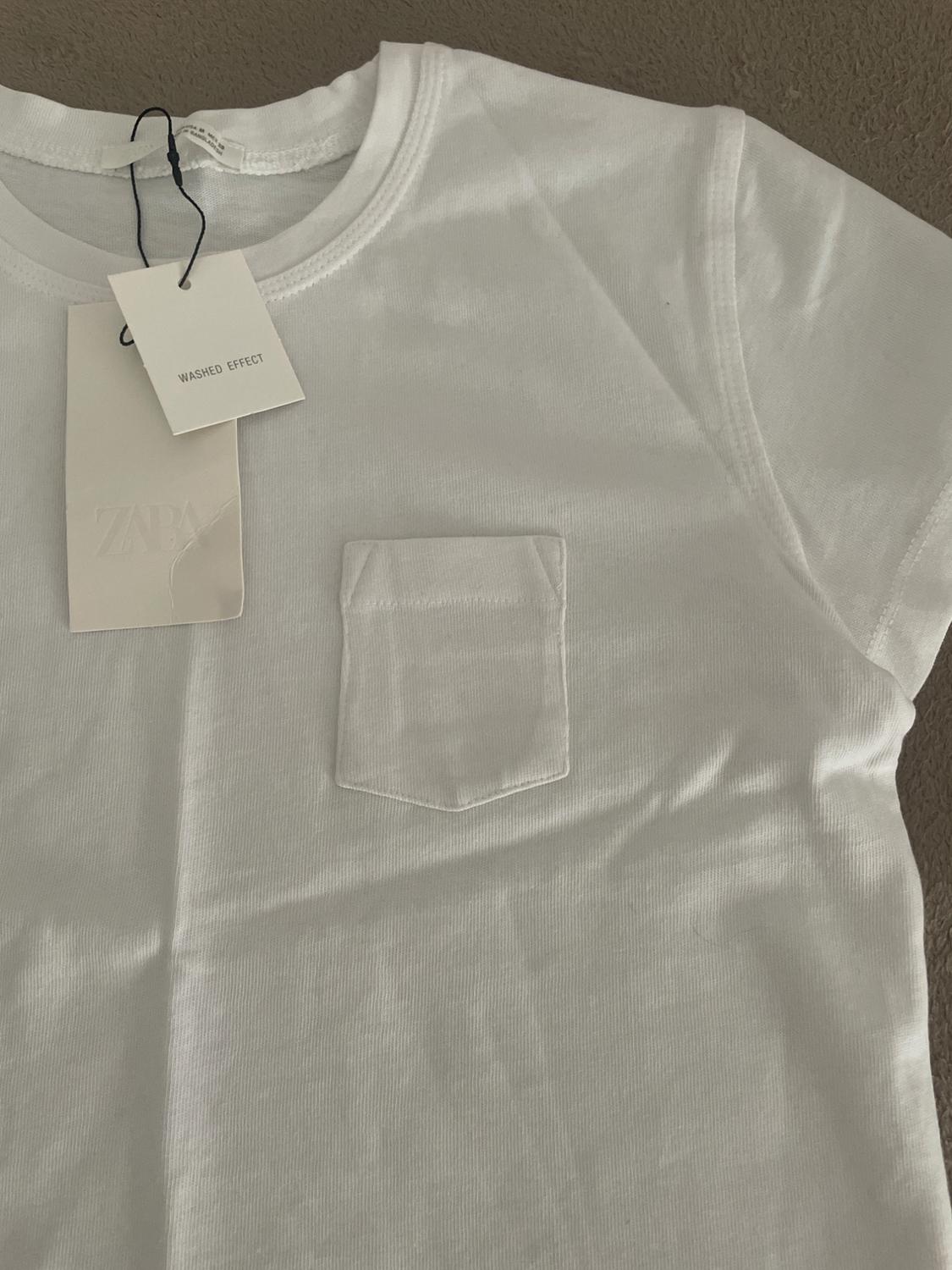 WASHED T-SHIRT WITH POCKET - Image 3