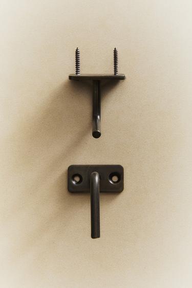 LOT PATÈRES PETIT FORMAT MÉTAL FONCÉ - Noir de Zara - Image 5