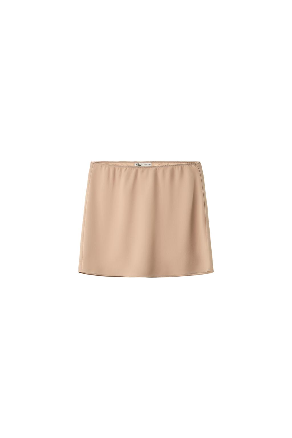LINED MINI SKIRT - image 3