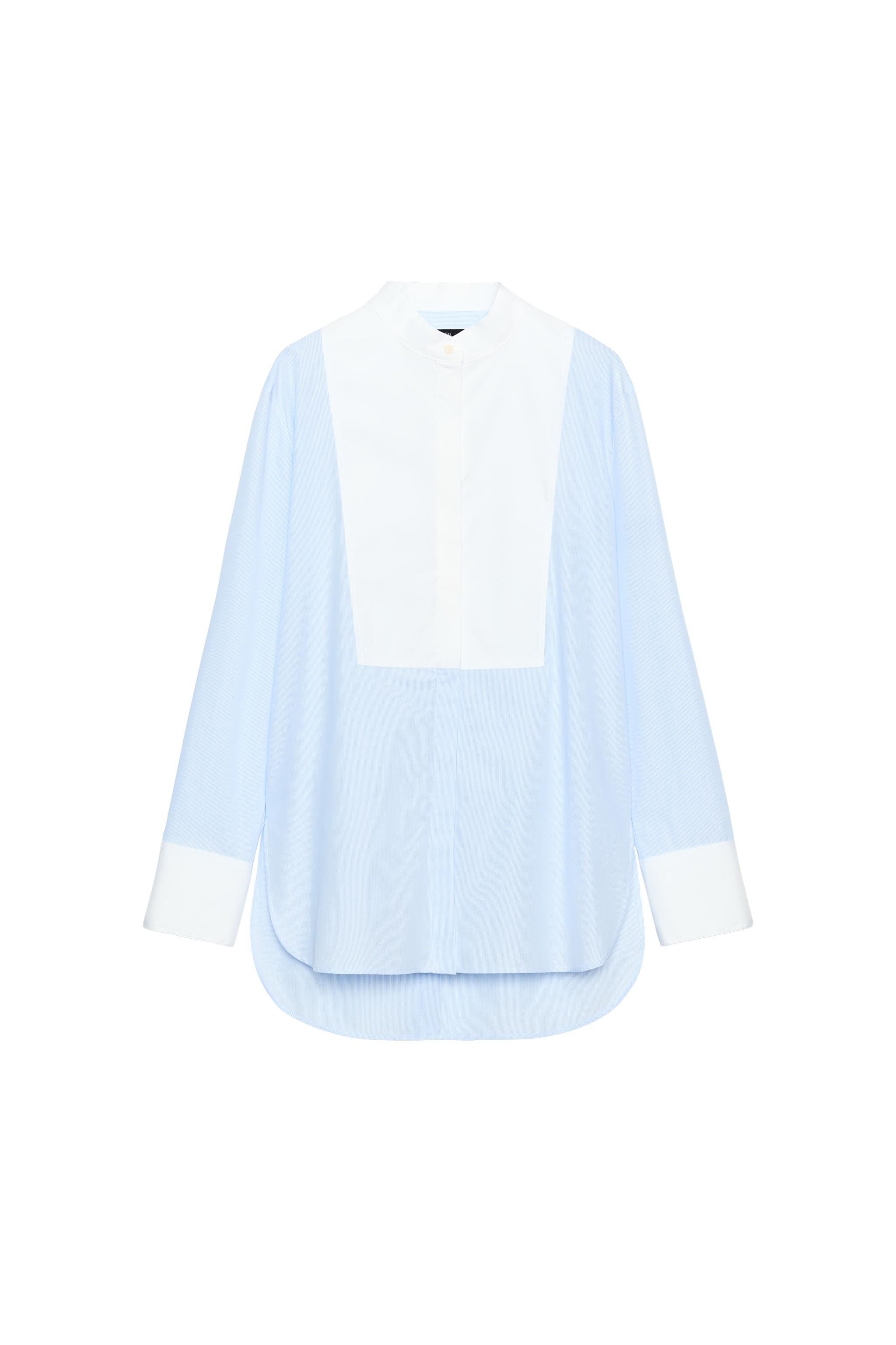 CAMISA PECHERA RAYAS ZW COLLECTION