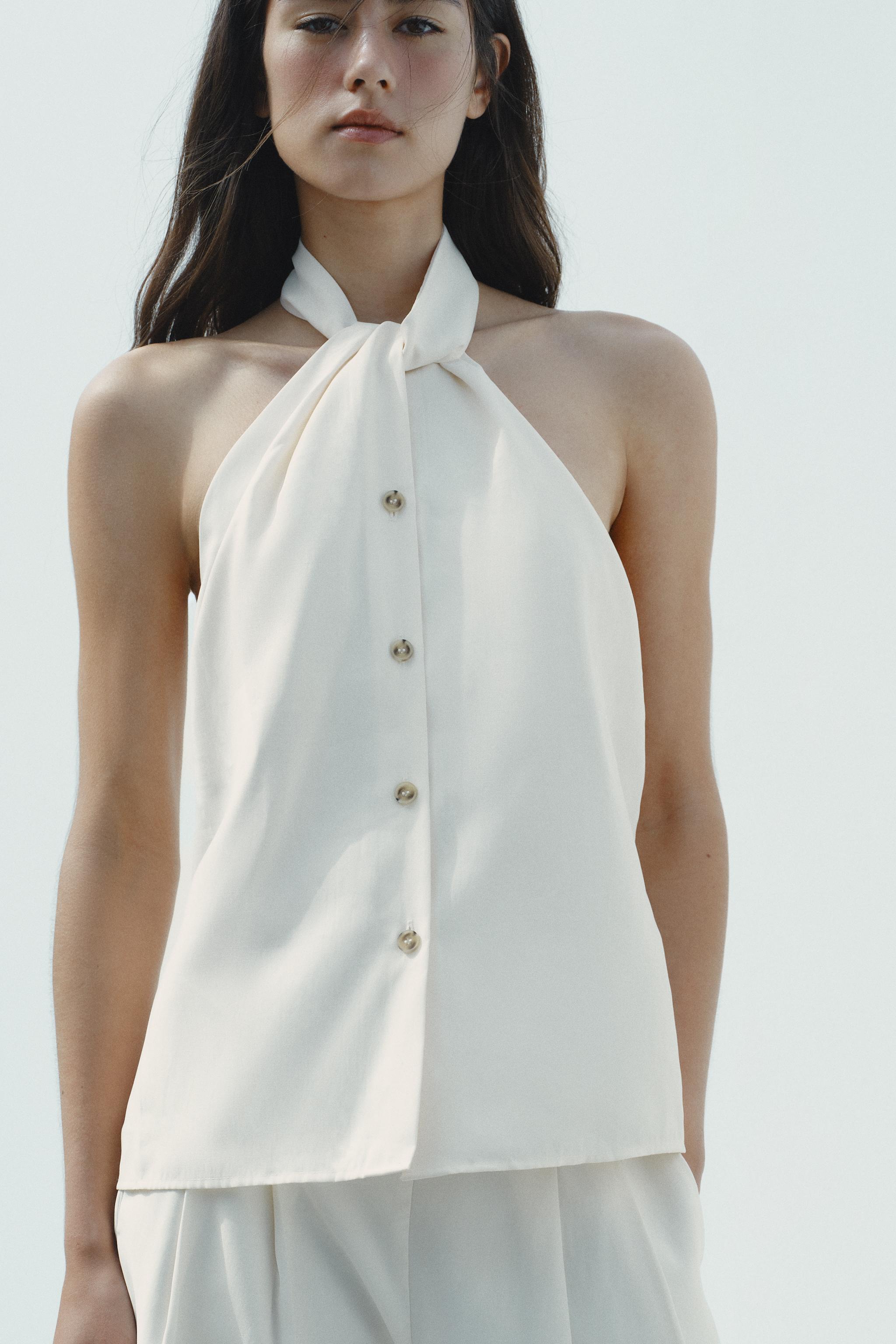 TOP GILET HALTER