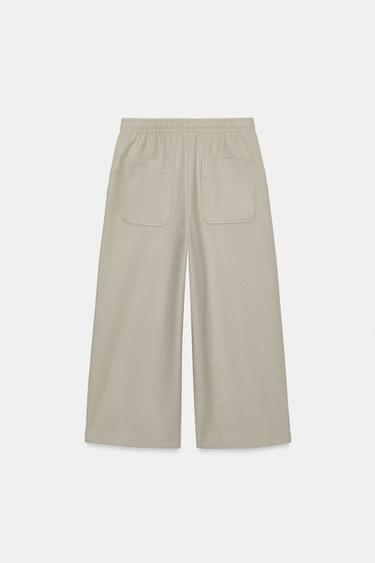 PANTALON SOFT - Vert gris de Zara - Image 6
