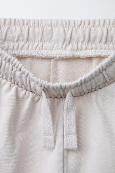 SLOGAN JOGGING BERMUDA SHORTS - Ice by Zara - Image 2
