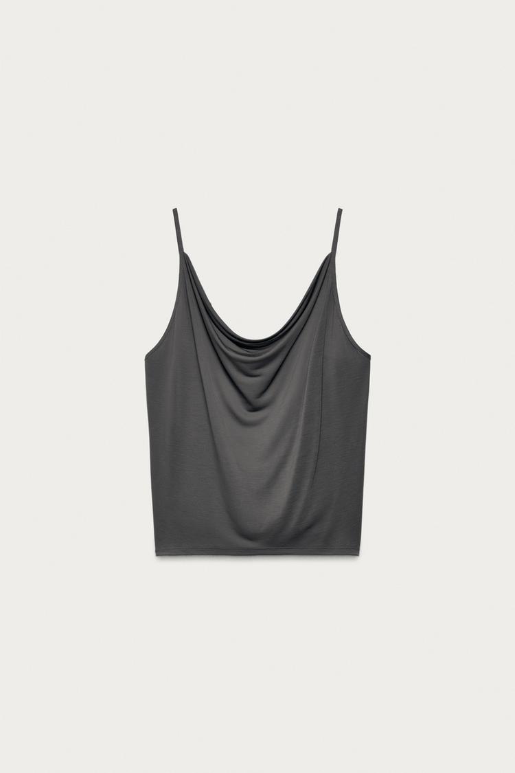 Top drapeado MARISA BERENSON X ZARA 2