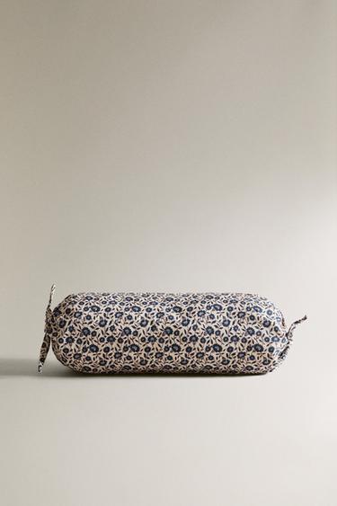 CHILDREN'S FLORAL CUSHION - Blue by Zara - Image 0