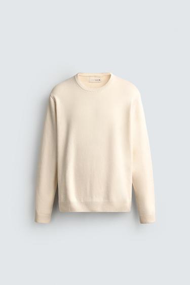 JERSEY ESTRUCTURA ALGODÓN - Crudo de Zara