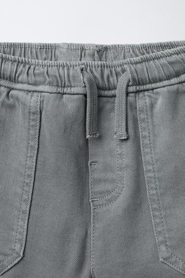 TWILL CARGO JOGGERS - Blue / Grey by Zara - Image 2
