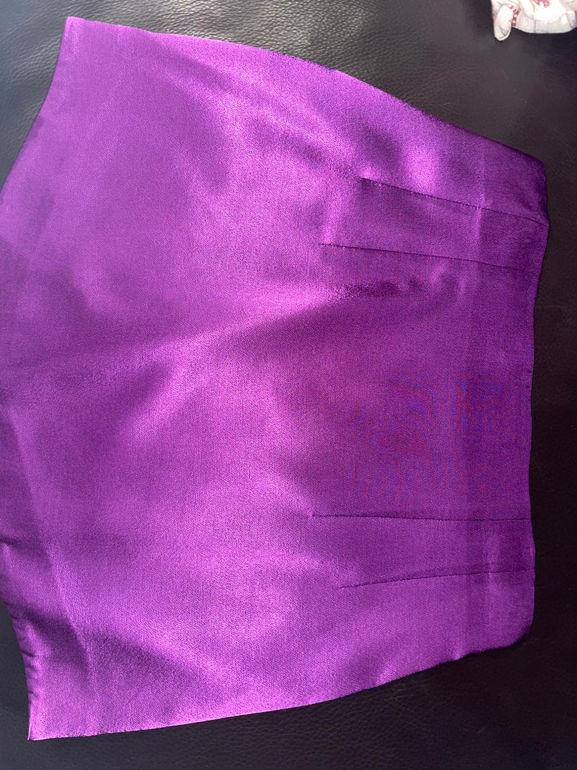 SATIN-FINISH MINI SKIRT - Image 2