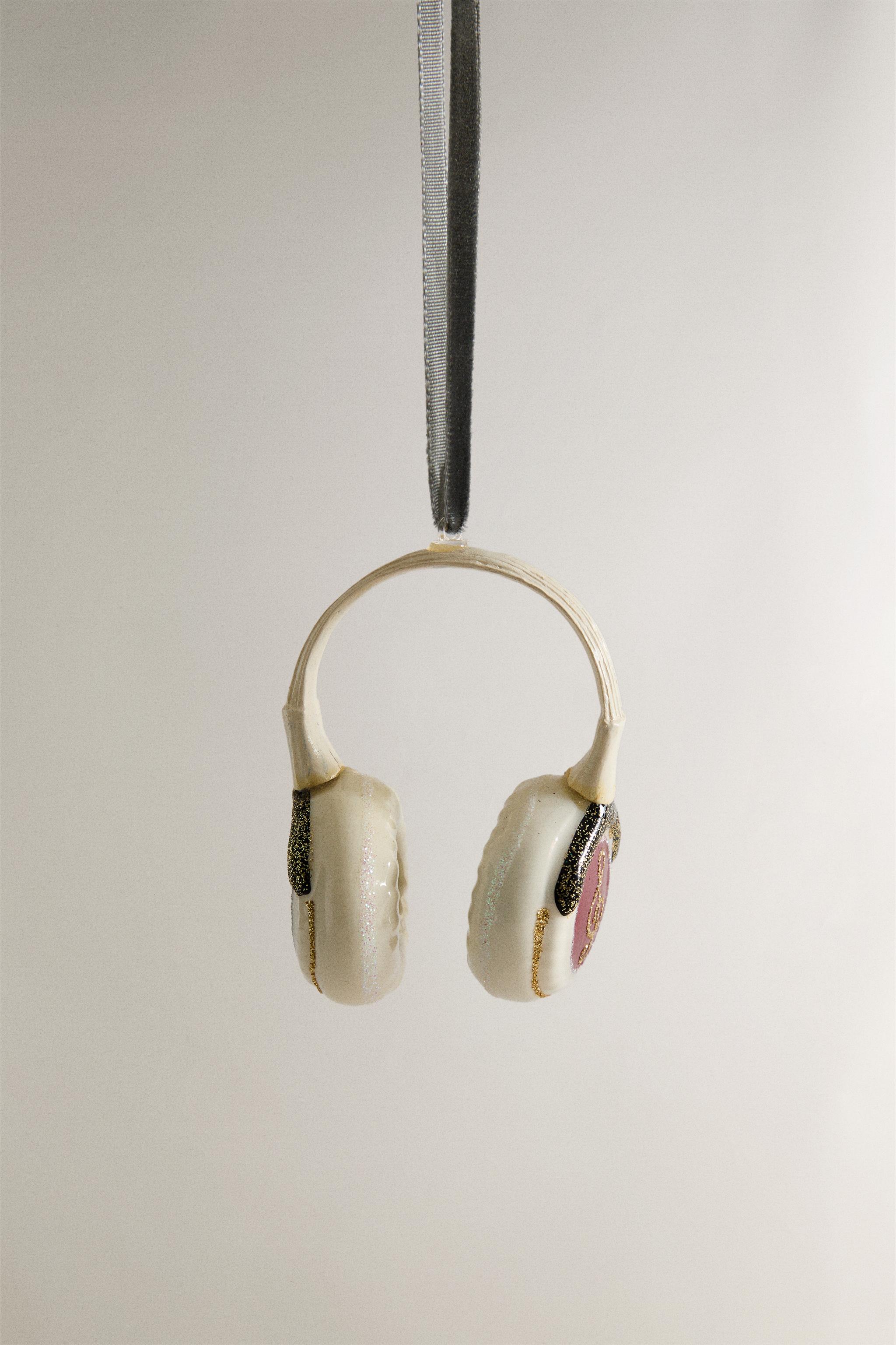 CHRISTMAS TREE ORNAMENT HEADPHONES