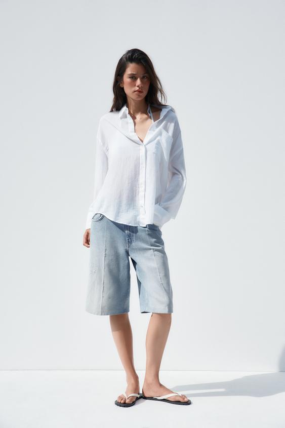 OVERSIZED GAUZE SHIRT