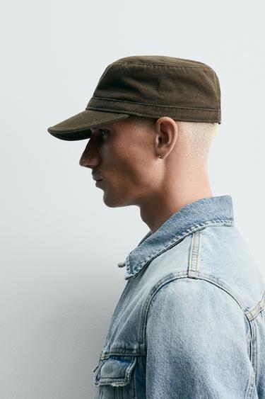 WASHED COTTON CAP - Brown by Zara - Image 1