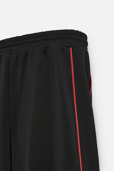 PANTALON RÉTRO FOOTBALL - Noir de Zara - Image 9