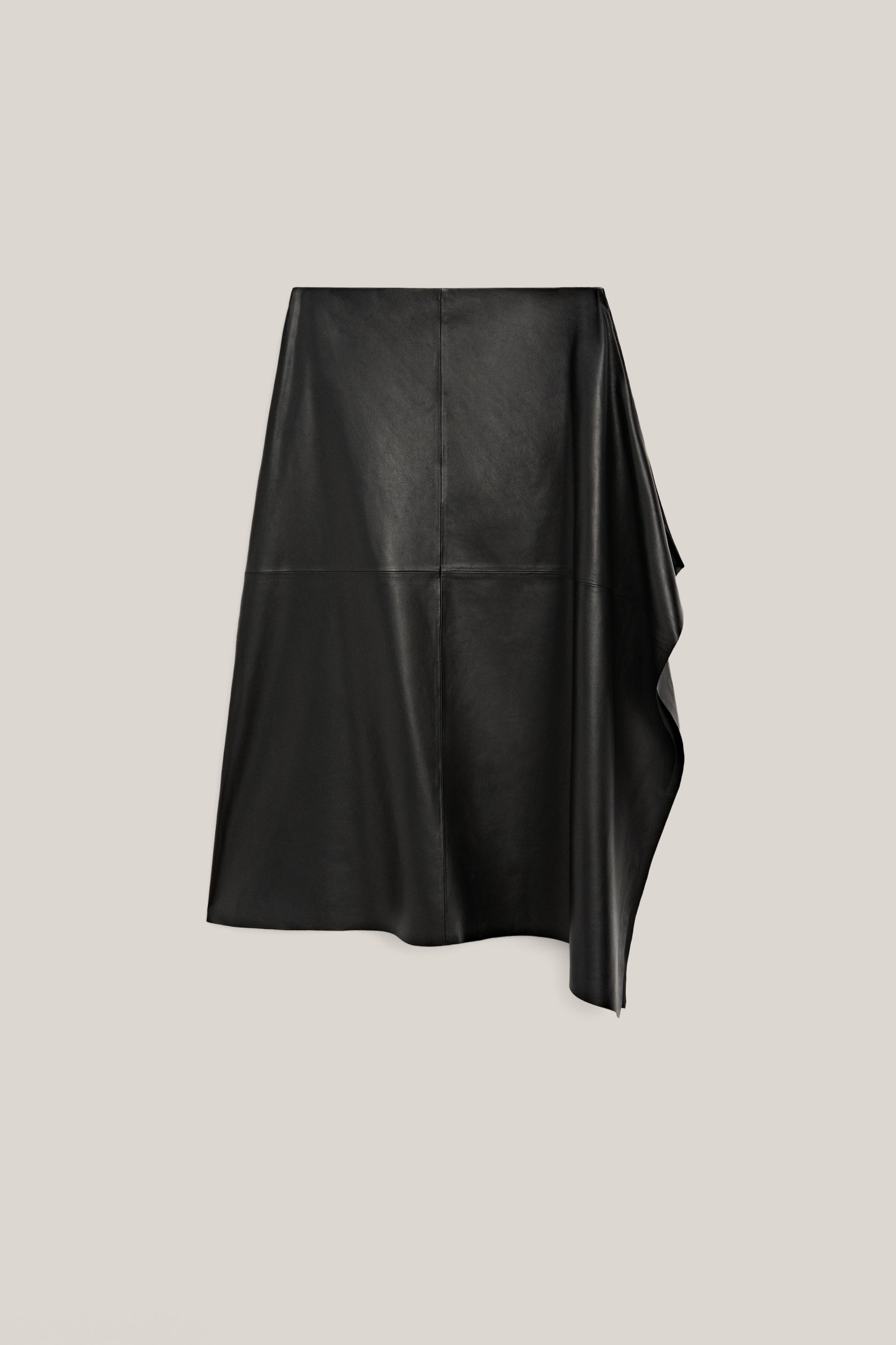 Nappa leather midi skirt - LIMITED EDITION