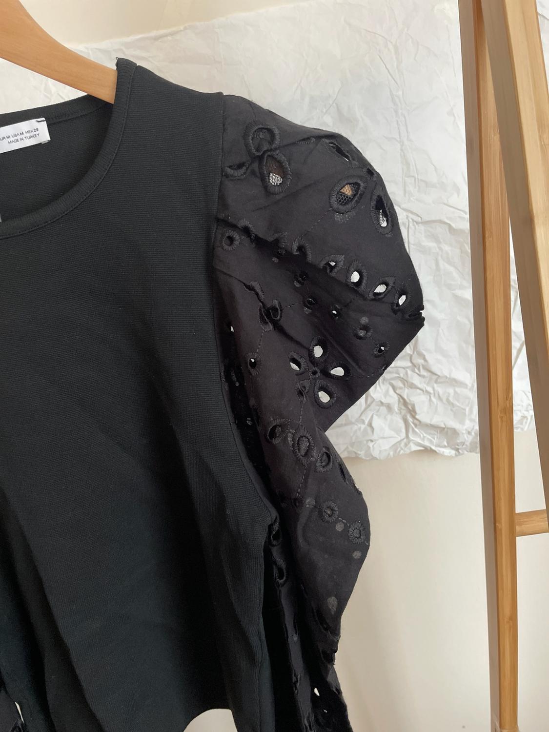 CONTRAST SLEEVE SWEATER - Image 3