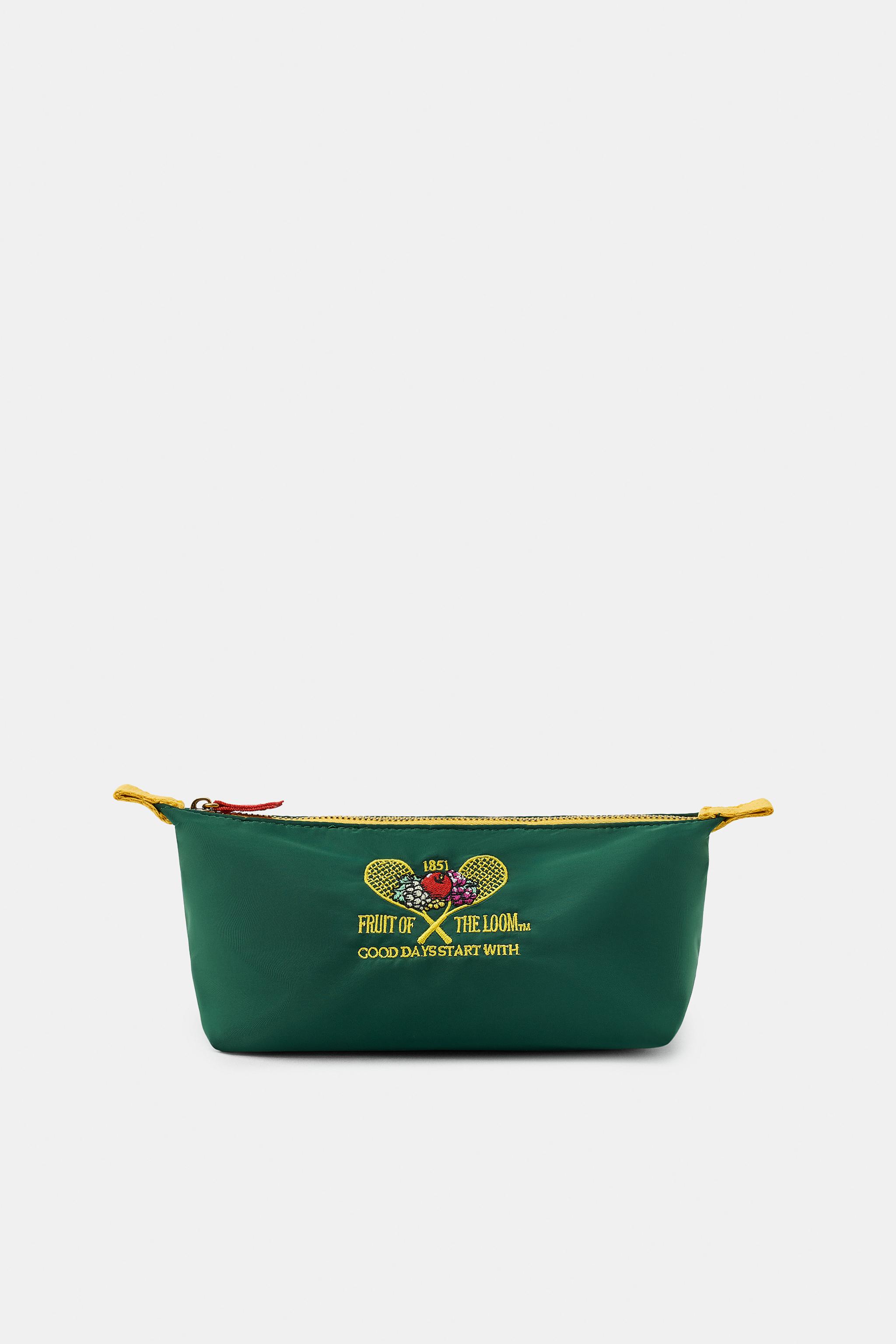 Zara FRUIT OF THE LOOM™ İŞLEMELİ NAYLON MAKYAJ ÇANTASI görsel 5