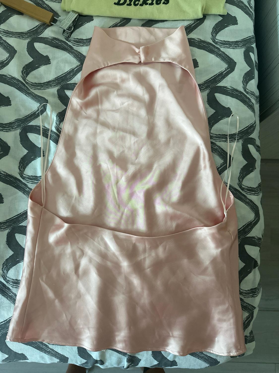 SATIN HALTER TOP - Image 2