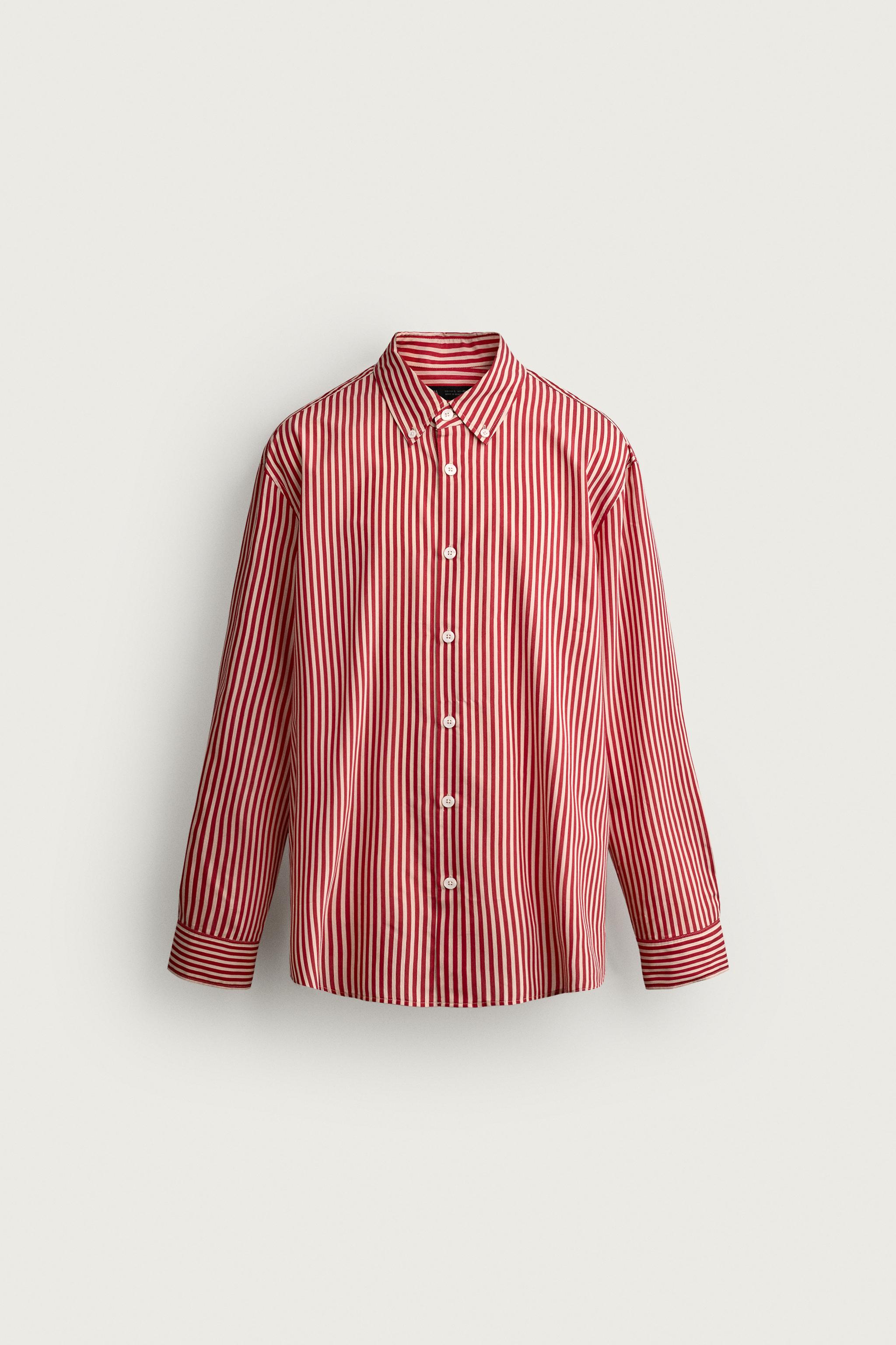 RELAXED FIT STRIPED SHIRT