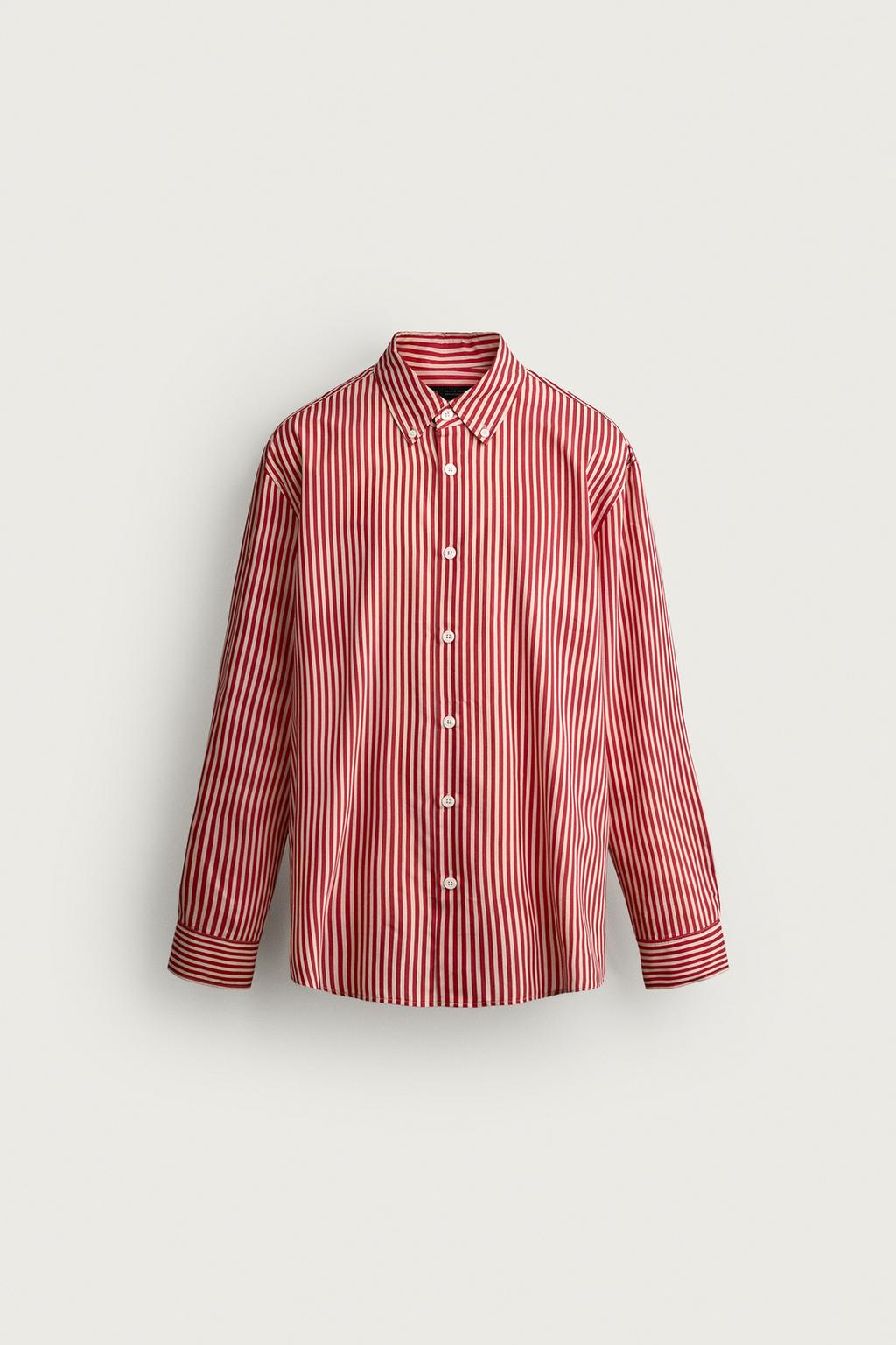 STRIPED RELAXED FIT SHIRT