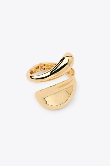 PULSERA RÍGIDA METÁLICA - Dorado de Zara - Imagen 0