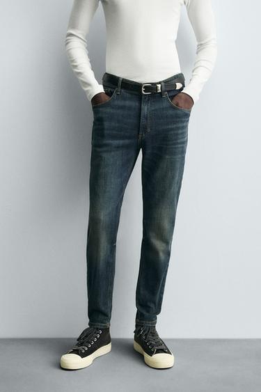 JEAN SKINNY CROPPED FIT - Bleu de Zara - Image 0