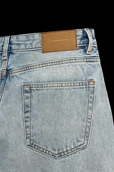 Zara REGULAR STRAIGHT FIT JEANS - Light blue