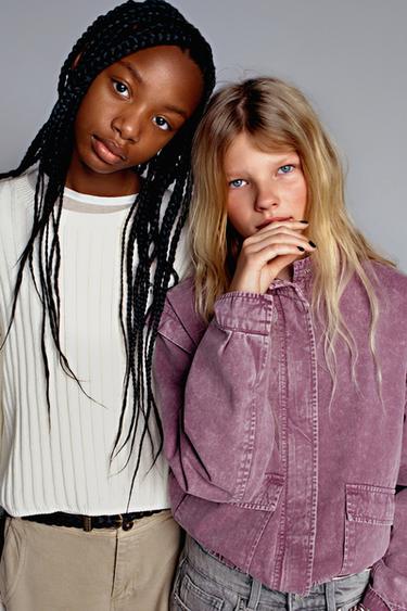 ВЯЗАНЫЙ ДЖЕРСИ С НАШИВКОЙ В ВИДЕ СЕРДЦА — ЭКРЮ от Zara