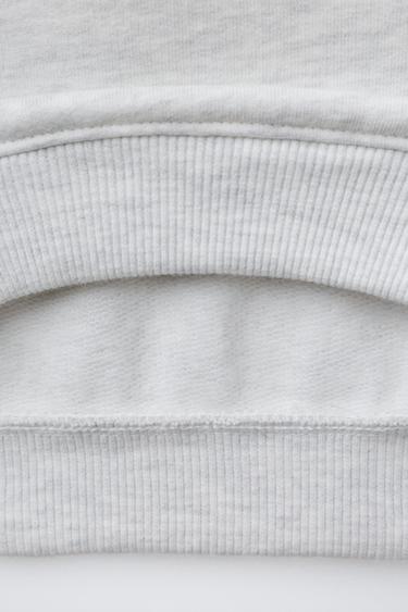 BASIC HEART SWEATSHIRT - Grey marl by Zara - Image 3