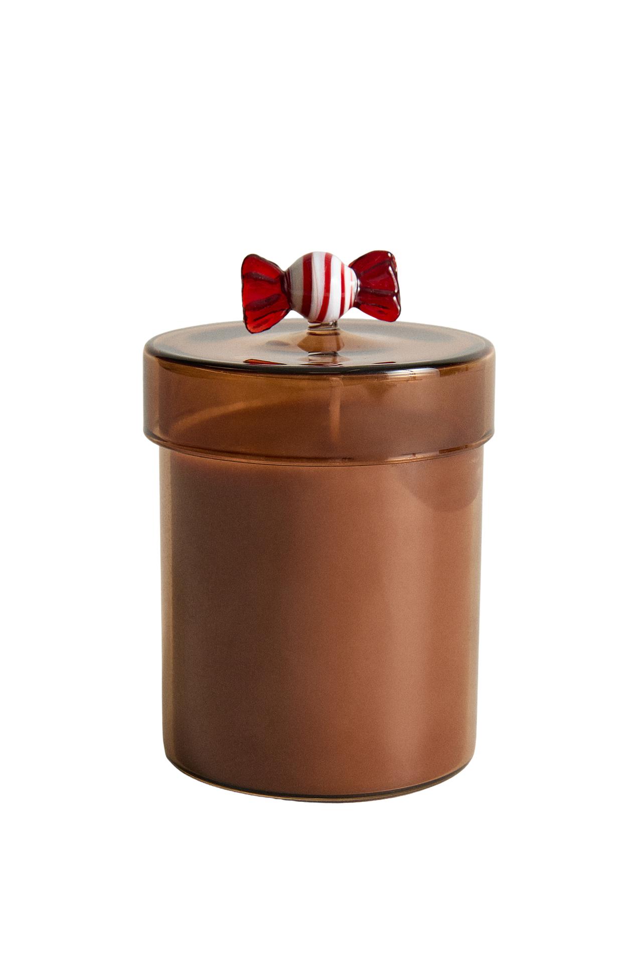 (220 G) BOROSILICATE SCENTED CANDLE SALTED CARAMEL