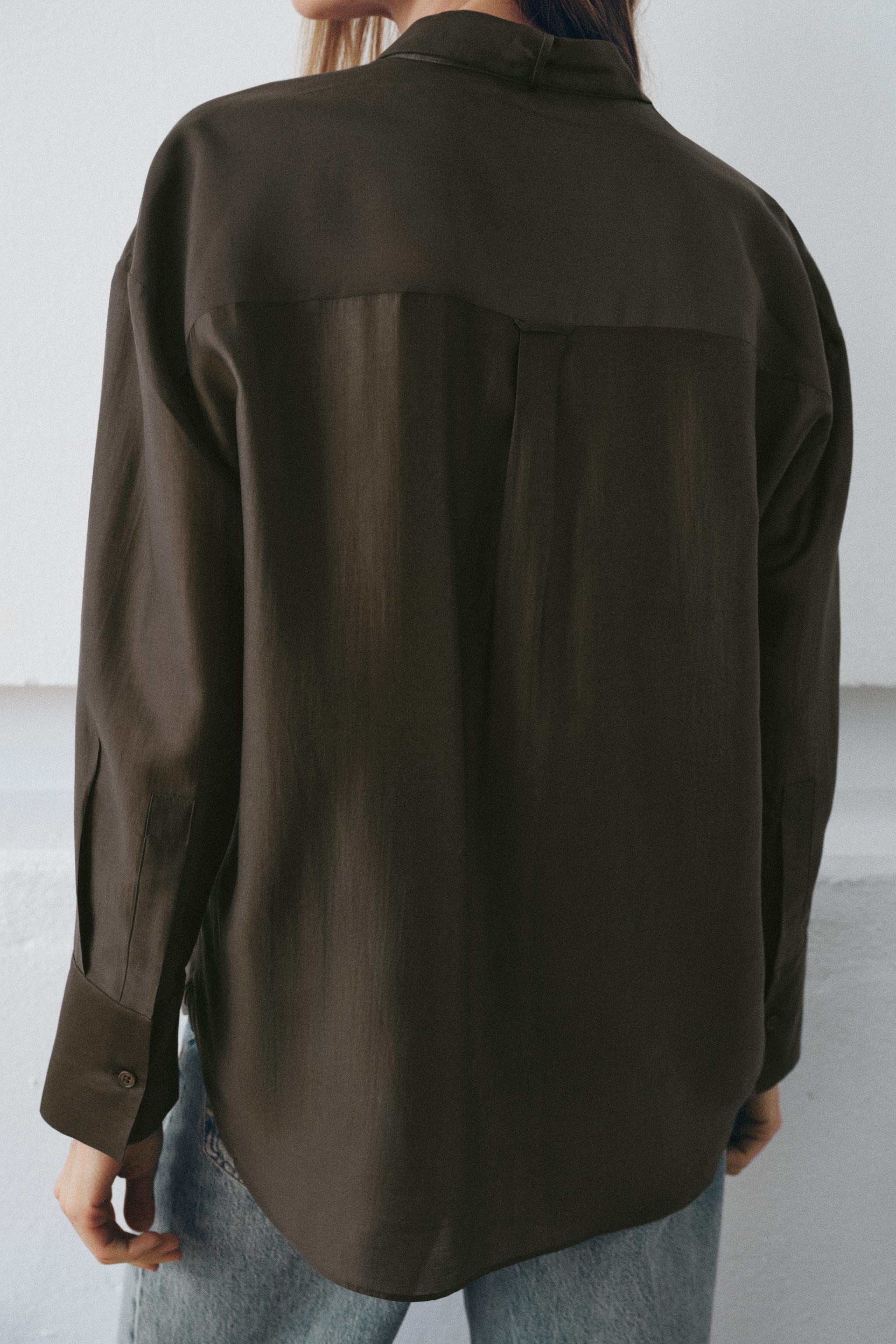 ZW COLLECTION BOW POCKET SHIRT