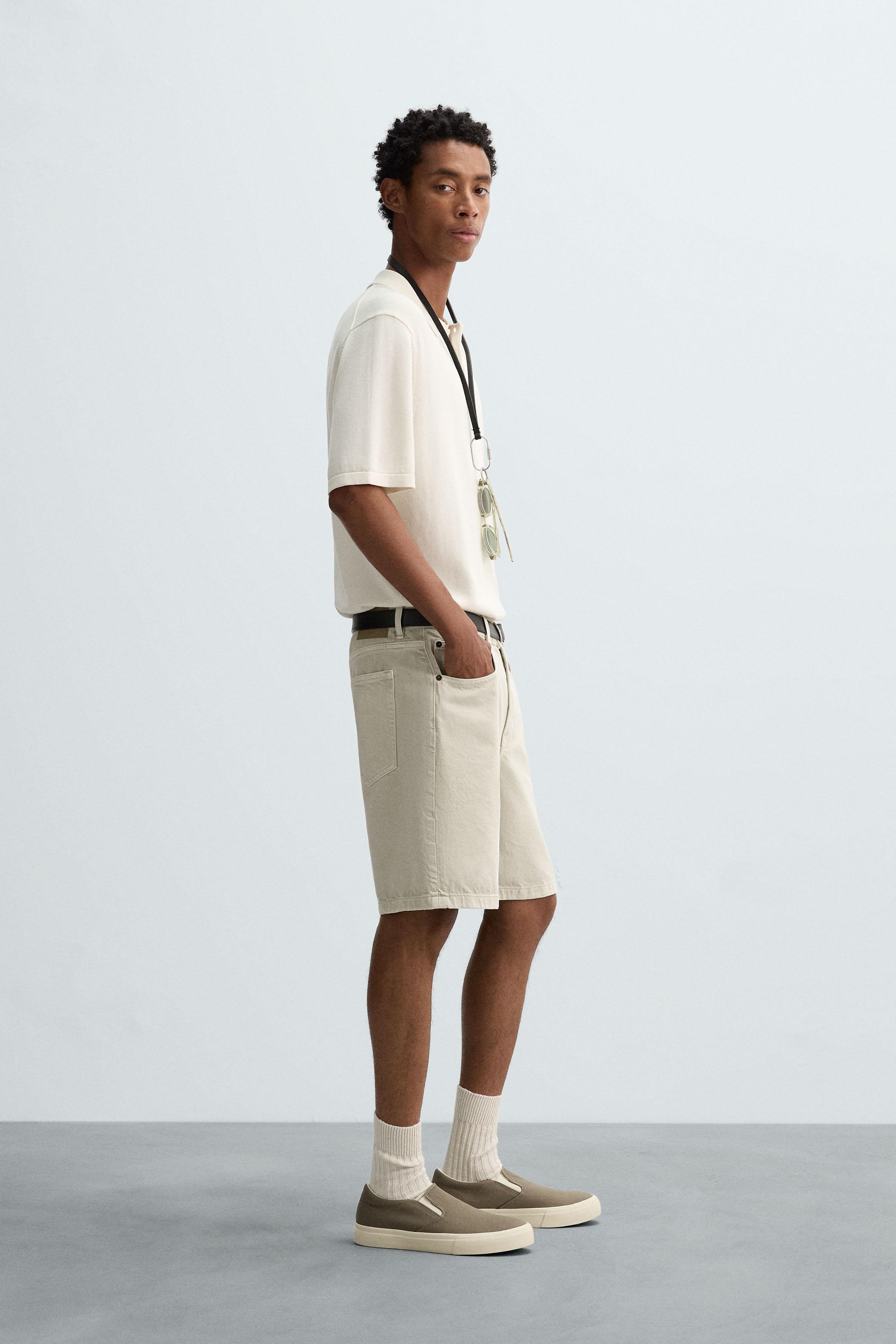 COTTON BLEND KNIT POLO SHIRT