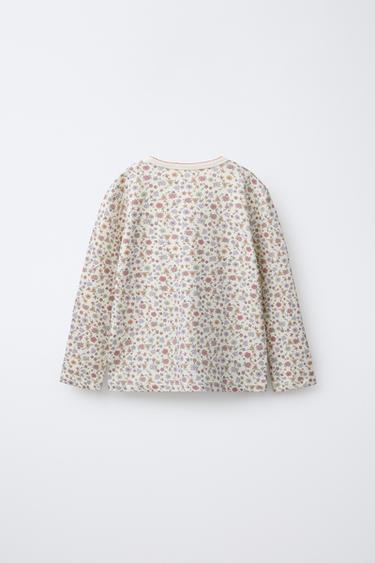 2-6 ANS/ PYJAMA PETITES FLEURS - Écru de Zara - Image 2