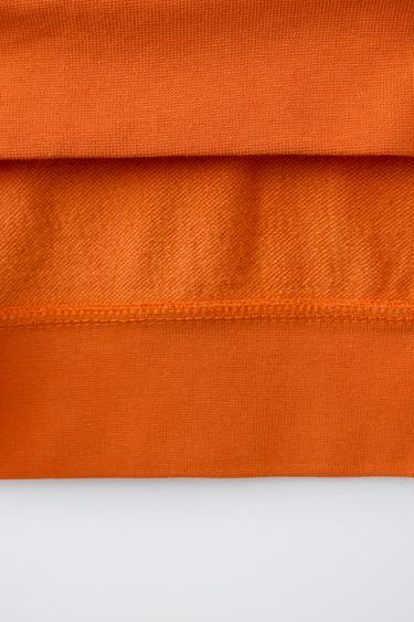 PLAIN SWEATSHIRT - Orange by Zara - Image 3