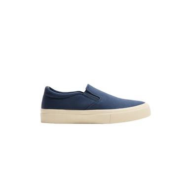 Zara FABRIC LACELESS SNEAKERS - Dark Blue