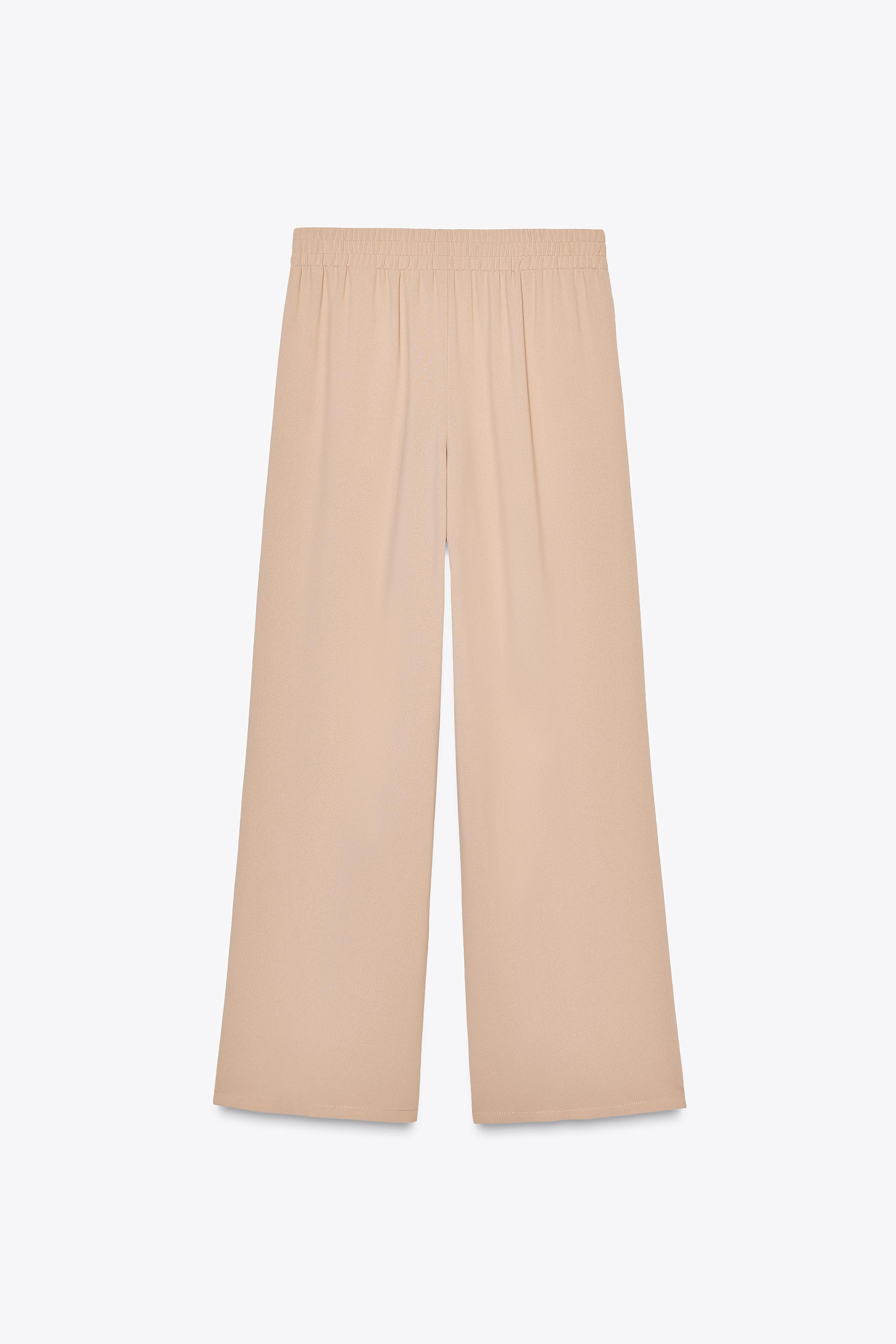 【ZARA】クレープ ワイドレッグパンツ 2116/957/251 ZARA】クレープ ワイドレッグパンツ 2116/957/251 (ZARA/パンツ